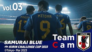 Team Cam vol3｜6万人の声援を背に 新体制初戦ウルグアイ戦の舞台裏｜KIRIN CHALLENGE CUP 2023＠Tokyo – Mar 2023 [upl. by Asirem756]