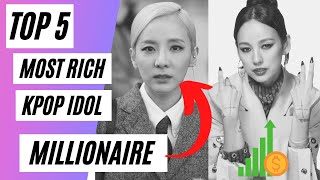 Top 5 Richest Kpop Idols 2022  The richest kpop group [upl. by Gwenore]