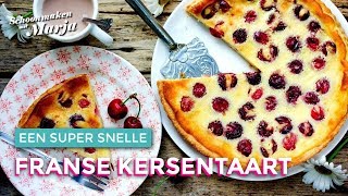 Clafoutis met kersen 🍒 Koken met Marja Middeldorp [upl. by Jerusalem512]