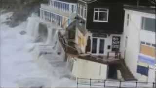 Gigantic HUGE Storm Waves Cornwall [upl. by Mariya]