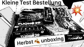 Pyro Shop Herbst Bestellung unboxing [upl. by Eilesor]