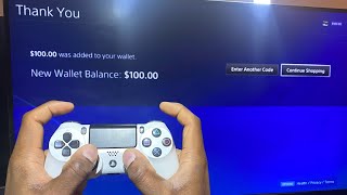 How to get free 100 PSN CODE on PS4 in 2024 Unpatched [upl. by Lew]