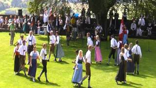 Austrian traditional folk dance Waldhansl amp Rosental Steirischer [upl. by Binky565]