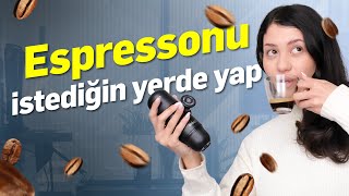 Wacaco Minipresso Gr Manuel Espresso Makinesi İncelemesi [upl. by Lukash]