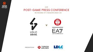 Press Conference LDLC ASVEL vs Milan [upl. by Clorinda]