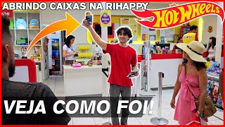 ABRINDO CAIXAS DE HOT WHEELS NA RI HAPPY VEJA COM FOI ROLOU SUPER THUNT [upl. by Marylou]