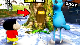 Oggy And Shinchan Found New Secret Tree House inside The Tree for Groot in GTA 5 GTA 5 MODS [upl. by Cecelia]