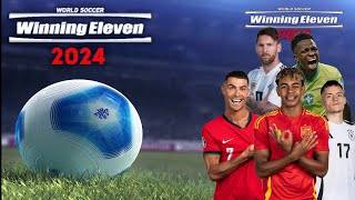 WINNING ELEVEN 2024 NEW UPDATE LATEST TRANSFERS amp UPDATED KITS 2425 ANDROID OFFLINE [upl. by Rasmussen]