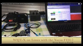 WSJTX setup and operation tutorial on Linux with the Yaesu FT817 Part 1 [upl. by Valera]