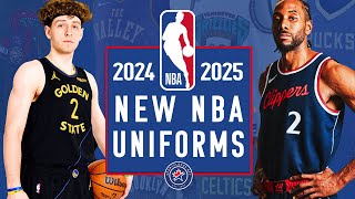 Every New NBA Uniform and Logo Change for 202425 – Full Breakdown [upl. by Eoz]