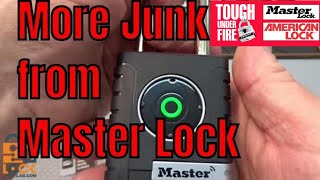 897 Review Master Lock Bluetooth Smart Padlock JUNK [upl. by Dubois]