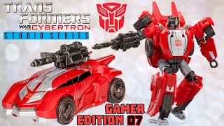 Transformers Studio Series Gamer Edition 07 War For Cybertron Deluxe Class Sideswipe Review 2024 [upl. by Riba817]