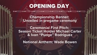 Texas Rangers Opening Day schedule released [upl. by Ytiak669]