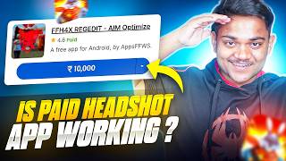 TRYING PAID HEADSHOT APPS IN FREE FIRE FROM PLAYSTORE  GARENA FREE FIRE [upl. by Lladnew]