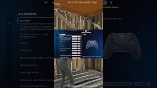 My fn Settings on controller fortnite clips gaming [upl. by Adnahsam]