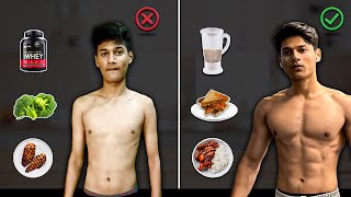 5 Diet Tips For Skinny Guys  How to Bulk Up Fast  My Complete Guide [upl. by Torosian583]