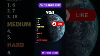 🧠 How Sharp Are Your Eyes Take This Color Blind Test 🕵️ [upl. by Trueman]