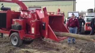 Morbark M15R Wood Chipper Walkaround and Demo [upl. by Hollyanne]