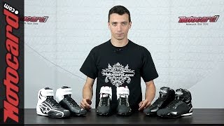 Alpinestars Faster 2 análisis de la gama de zapatillas en Motocardcom [upl. by Leddy]