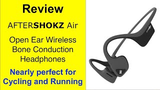 Review AFTERSHOKZ Air Open Ear Wireless Bone Conduction Headphones AS650SG [upl. by Anel438]