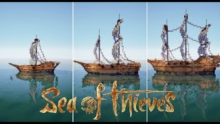 Minecraft  Sea Of Thieves  3 Ship Types [upl. by Einaffyt]