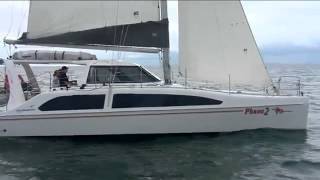 Sanctuary Cove International Boat Show Sailing  Sally Jenyns [upl. by Annaoj619]