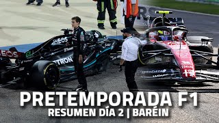 MERCEDES con PROBLEMAS y GUANYU ZHOU LIDERA  RESUMEN TEST F1 2023  DÍA 2 [upl. by Nerro]