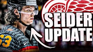 BIG MORITZ SEIDER UPDATE—Detroit Red Wings DMan On The Calder Lucas Raymond amp Next Year Yzerman [upl. by Argile]