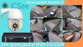 COMO CONFIGUAR QUALQUER CAMERA WIFI ICSEE EM NVR OU DVR ONVIF [upl. by Sid]