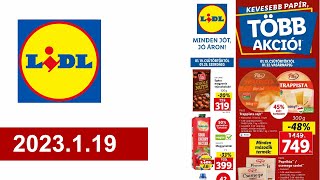 Lidl akciós újság 2023119 [upl. by Akla]