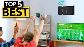 TOP 5 Best Indoor TV Antennas  Digital HDTV 2024 top rated [upl. by Elissa]