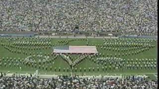 Michigan Marching Band 2001  September 11th tribute [upl. by Nylear]