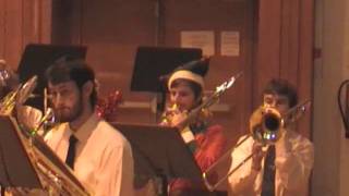 University of York Brass Band plays Stop the Cavalry Christmas 2011 [upl. by Htiekram]