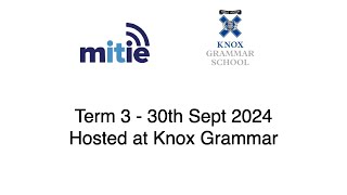 Mitie  Term 3 Live from Knox Grammar [upl. by How]