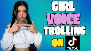 Girl Voice Trolling on TikTok Live [upl. by Weber]