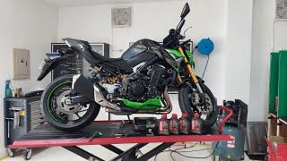 Z900 SE  KAWASAKI  1000KM MAINTENANCE [upl. by Cj]