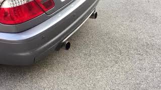 Bmw 330d e46 custom exhaust sound [upl. by Fanning128]