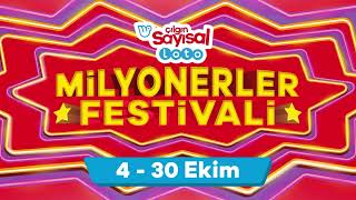 Milyonerler Festivalinde her çekilişte ekstra 5 MİLYON TL [upl. by Eimak]