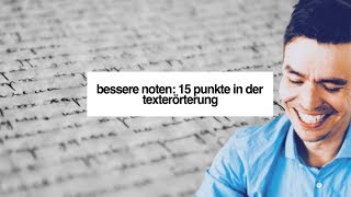 Bessere Noten 15 Punkte in der Texterörterung [upl. by Skolnik534]