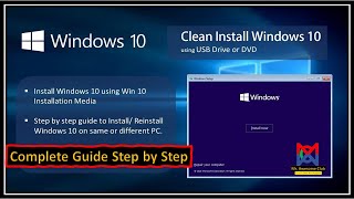 StepbyStep Guide Windows 10 Installation Tutorial English windows windows10 OS installation [upl. by Tfat]