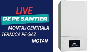 Live de pe șantier Montaj centrală termică pe gaz Motan [upl. by Enyar]