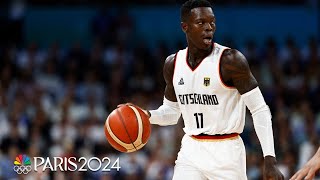 Dennis Schroder shines as Germany blasts Japan in Paris Olympic basketball opener  NBC Sports [upl. by Sardse]