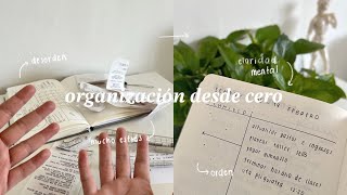 aprende a organizarte desde cero con un solo video [upl. by Anilem342]