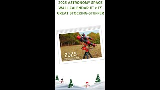 Astronomy Space 2025 Wall Calendar astrophotography astronomy holidaygifts 2025 space [upl. by Irvine]