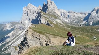 Seceda cable car  Funivia Seceda [upl. by Aikyt]