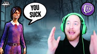 Survivor Mocks Nice TTV For NO Reason Dead By Daylight [upl. by Fennie]