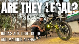 Are Aux Lights legal in India My Maddog Alpha himalayan450 auxiliarylights [upl. by Alba]