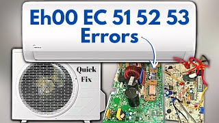 Easy Fix For EH 00 EC 515253 Error Code In Mini Split AC [upl. by Yrovi607]