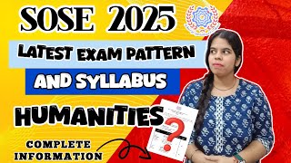 sose Class 9 Humanities exam pattern amp syllabus 2025 । sose humanities book 2025 । Asose sose2025 [upl. by Aseral]