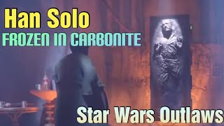 Han Solo frozen in carbonite  Star Wars Outlaws [upl. by Rialb]